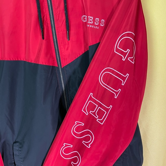 Guess Mike Color-Block Jacket Color: Jet black - Picture 5 of 9